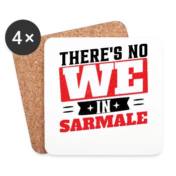 Il n’y a pas de We In Sarmale - Dessous de verre (lot de 4) - blanc - Devant