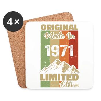1971 Original - Made in 1971 - Limited Edition - Untersetzer (4er-Set) - Weiß - Vorne