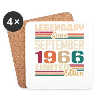 September 1966 Jubilee 1966 September Gift - Coasters (set of 4) - white - Front