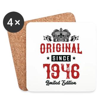 1946 Limited Edition - Coasters (set of 4) - white - Front