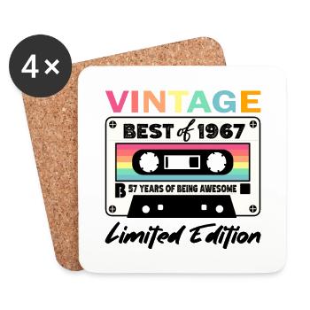 Best of 1967 - 57e anniversaire édition limitée - Dessous de verre (lot de 4) - blanc - Devant