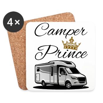 Camper Prince-Camper Prince - Coasters (set of 4) - white - Front