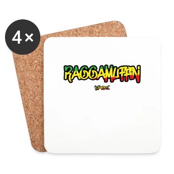 Raggamuffin Reggae - Coasters (set of 4) - white - Front