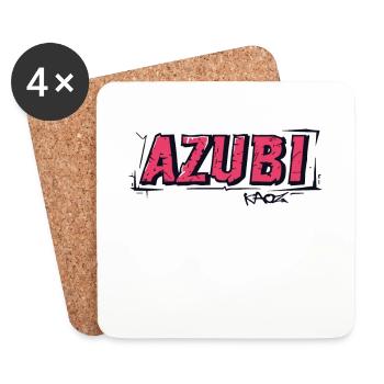The new trainee - Trainee - Coasters (set of 4) - white - Front