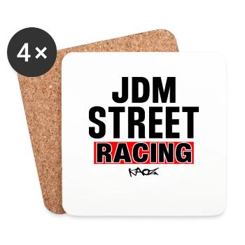 JDM Street Racing - Coasters (set of 4) - white - Front