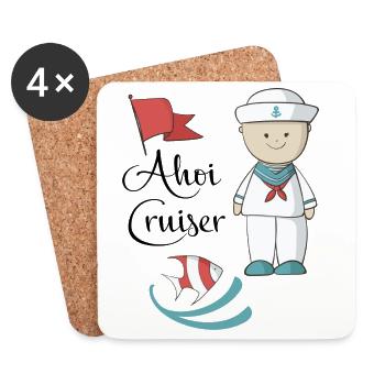 Maritime - Coasters (set of 4) - white - Front