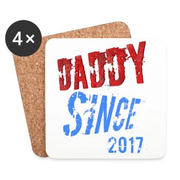 DADY SINCE - Coasters (set of 4) - white - Front