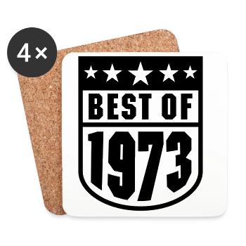 Best of 1973 - Dessous de verre (lot de 4) - blanc - Devant