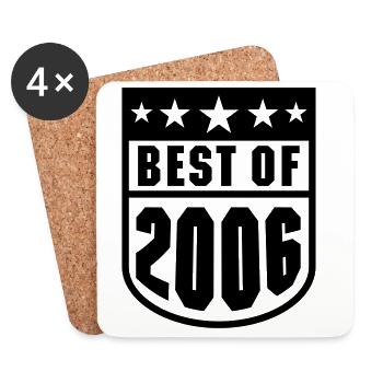 Best of 2006 - Dessous de verre (lot de 4) - blanc - Devant