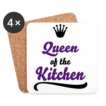 cooking - Coasters (set of 4) - white - Front