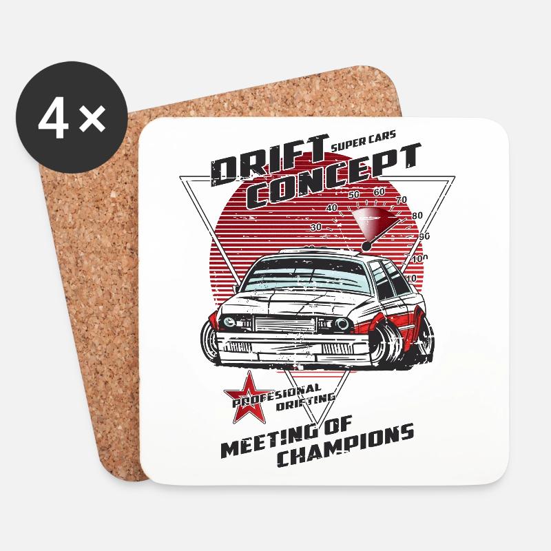 Drift Sport - Coasters (set of 4) - white