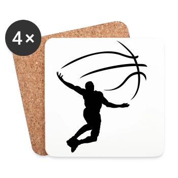 Sport - Dessous de verre (lot de 4) - blanc - Devant