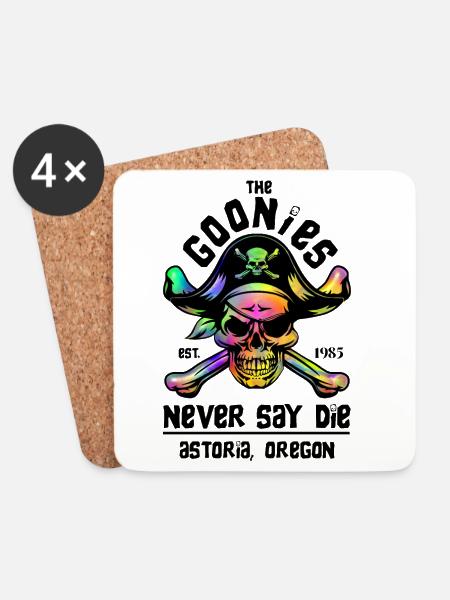 THE GOONIES 5 - Untersetzer (4er-Set) - Weiß