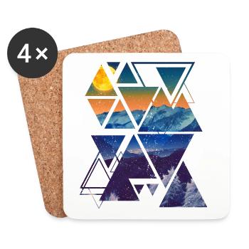 Nature - Dessous de verre (lot de 4) - blanc - Devant