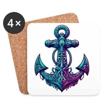 An Anchor - Coasters (set of 4) - white - Front