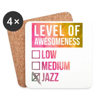 Jazz - Untersetzer (4er-Set) - Weiß - Vorne