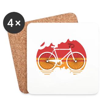 Corporate Bike Enthusiast - Coasters (set of 4) - white - Front