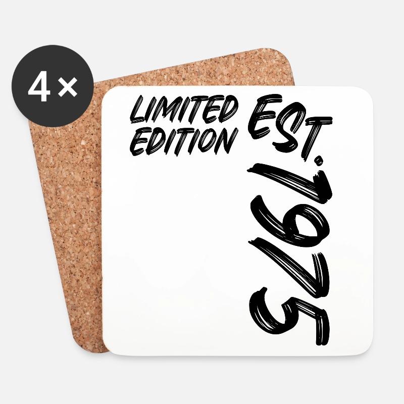 Limited Edition Est. 1975 - Untersetzer (4er-Set) - Weiß