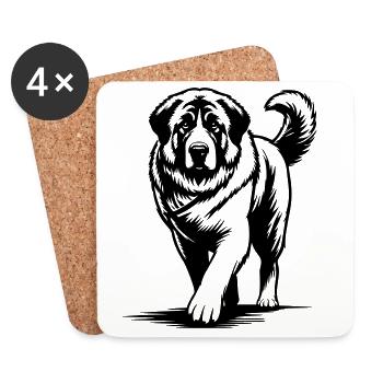 Kangal - Coasters (set of 4) - white - Front