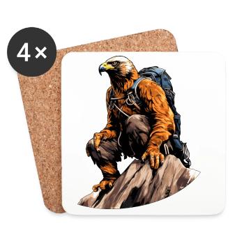 Adler Hiking / Mountaineering Adler - Coasters (set of 4) - white - Front