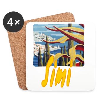 Simi - Untersetzer (4er-Set) - Weiß - Vorne