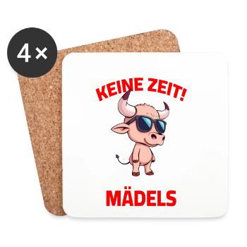 Bull Bull Girls Dire fermier cool - Dessous de verre (lot de 4) - blanc - Devant