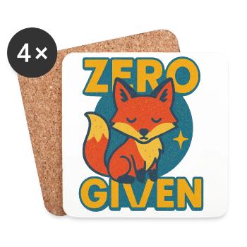 Zero Fox Given - Coasters (set of 4) - white - Front