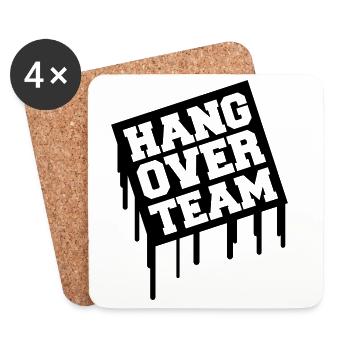 hangover_team01 - Coasters (set of 4) - white - Front