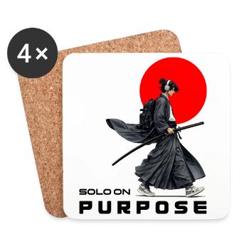 Urban Ronin | Solo On Purpose - Coasters (set of 4) - white - Front