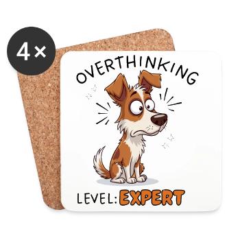 213616058_358860699_Jack_Russell_Overthinking_E - Coasters (set of 4) - white - Front