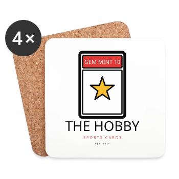 GEM MINT 10 Card Print - Coasters (set of 4) - white - Front