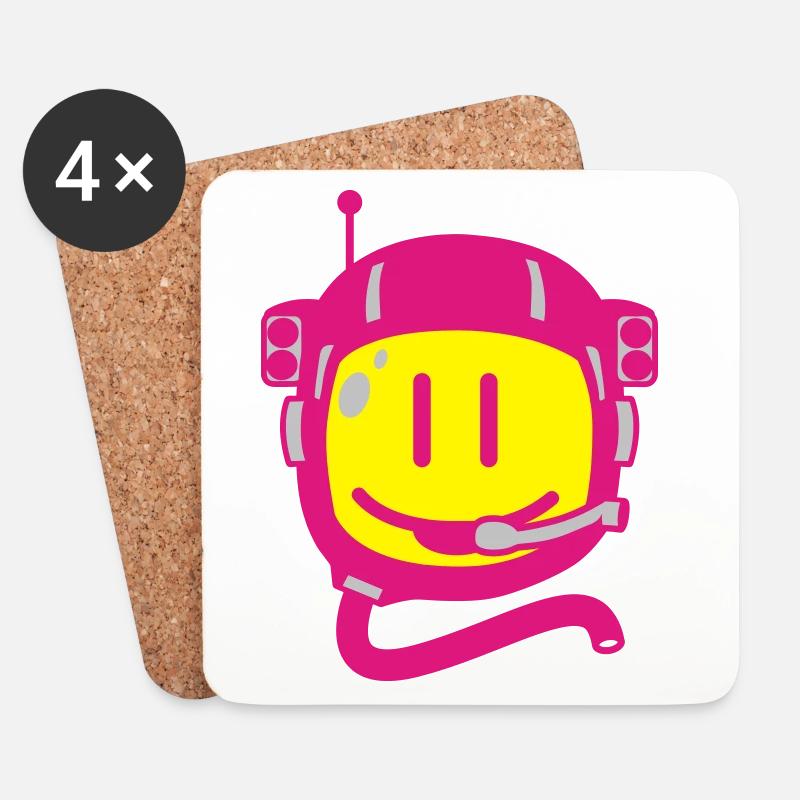 astronaut - Untersetzer (4er-Set) - Weiß