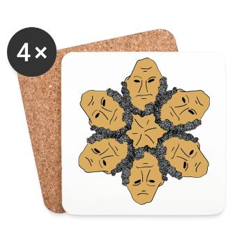 Christmas Cookie Winner Loser - Untersetzer (4er-Set) - Weiß - Vorne