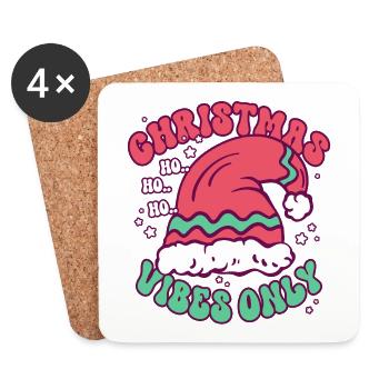 Noël Noël Ambiance - Dessous de verre (lot de 4) - blanc - Devant