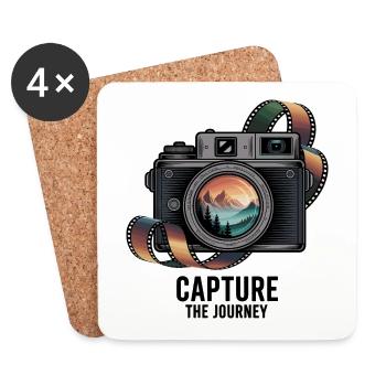 Capture the Journey - Untersetzer (4er-Set) - Weiß - Vorne