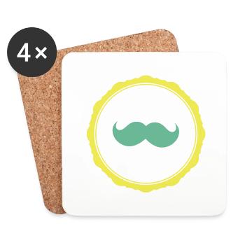 Feel the Schnuuutz - Coasters (set of 4) - white - Front