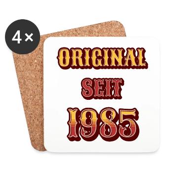 ORIGINAL SINCE 1985 - Coasters (set of 4) - white - Front