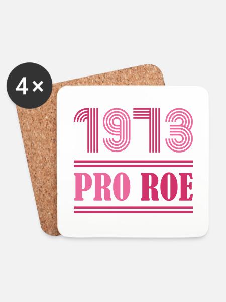 1973 Pro Roe - Untersetzer (4er-Set) - Weiß