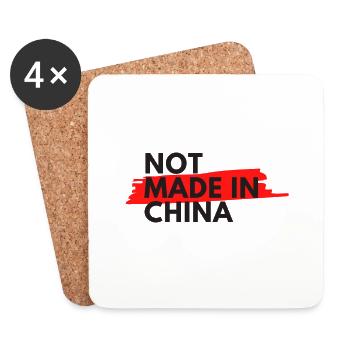 Not made in China - Coasters (set of 4) - white - Front