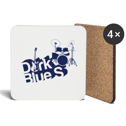 Dark Blue S logo - Coasters (set of 4)