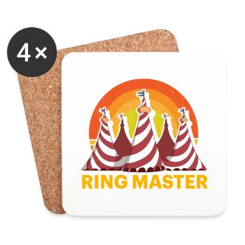 Ringmeister - Untersetzer (4er-Set) - Weiß - Vorne