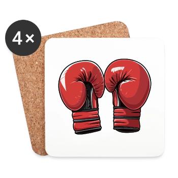 Boxen - Untersetzer (4er-Set) - Weiß - Vorne