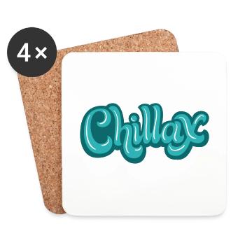 Chill - Coasters (set of 4) - white - Front