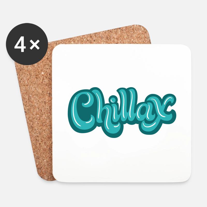Chill - Untersetzer (4er-Set) - Weiß