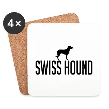 Swiss Hound Dog Breeds Dog Dogs Wilsigns - Coasters (set of 4) - white - Front