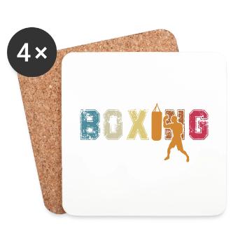 Boxen - Untersetzer (4er-Set) - Weiß - Vorne
