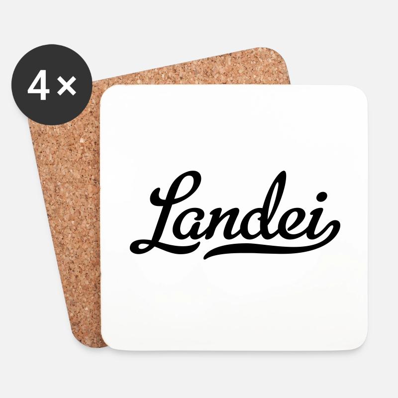 landei - Untersetzer (4er-Set) - Weiß