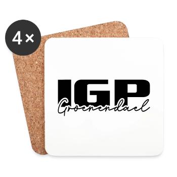 IGP GROENENDAEL Chien Sport Chiens Chien Wilsigns - Dessous de verre (lot de 4) - blanc - Devant