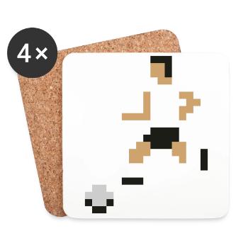 Kicker pixels - Coasters (set of 4) - white - Front