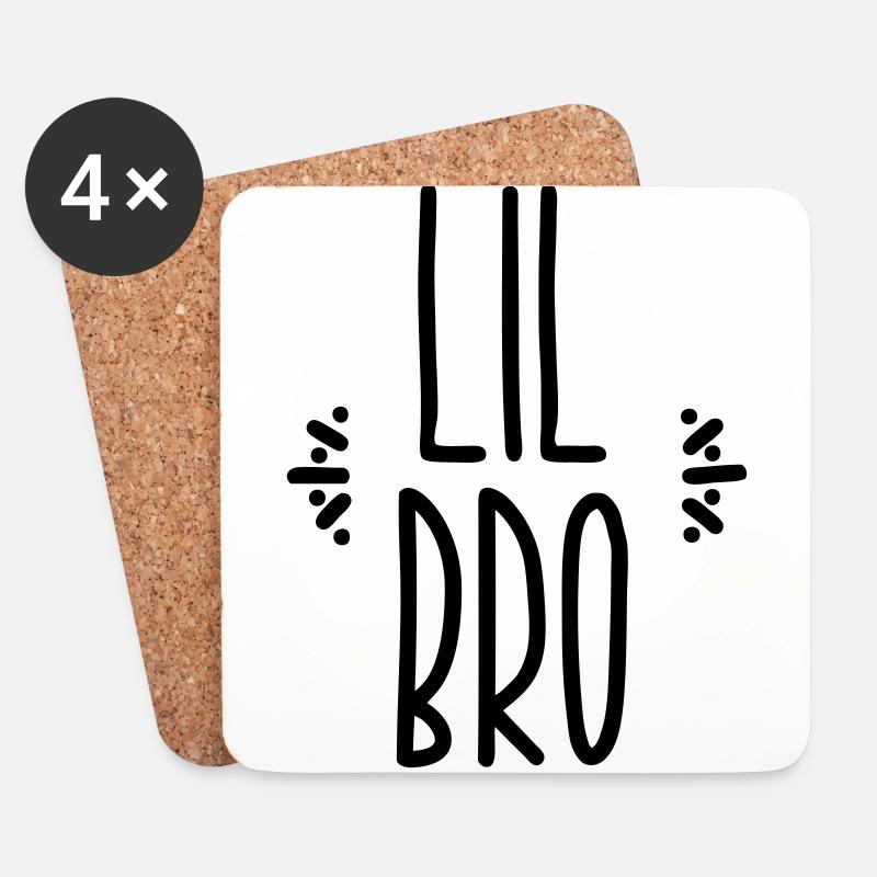 lil bro - Untersetzer (4er-Set) - Weiß